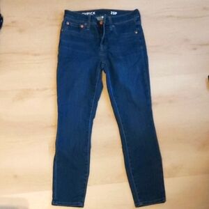 Madewell Petite Blue Women's Toothpick Skinny Jeans 25P